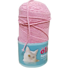 Olivin Macrame 100% pamut kötőfonal rózsaszín színben