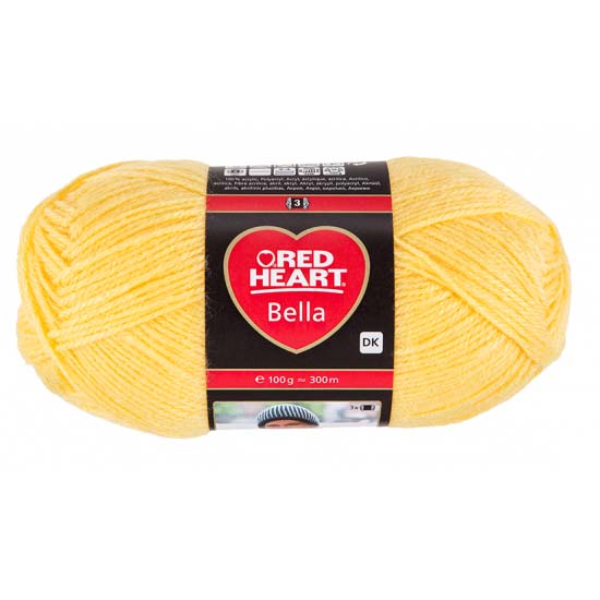 Red Heart Bella Yellow Red Heart Bella Yellow