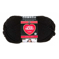 Fekete Red heart Lisa kötőfonal