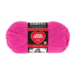 Élénkrózsaszín Red heart Lisa kötőfonal