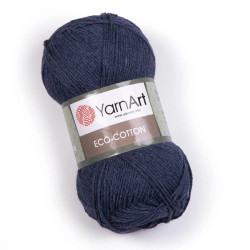 Yarn Art Eco-Cotton pamut horgolófonal -jeans