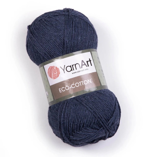 Yarn Art Eco-Cotton pamut horgolófonal -jeans Yarn Art Eco-Cotton pamut horgolófonal -jeans