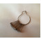 Acél biztosítótű, ezüst színű 21x0.5mm cm, 12db