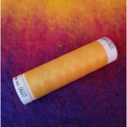 Világos Narancs Sárga Aspo elasztikus cérna 100% polyester, 100m