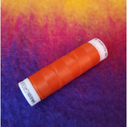 Narancs színű Aspo elasztikus cérna 100% polyester, 100m 
