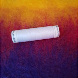 Fehér Aspo elasztikus cérna 100% polyester, 100m 