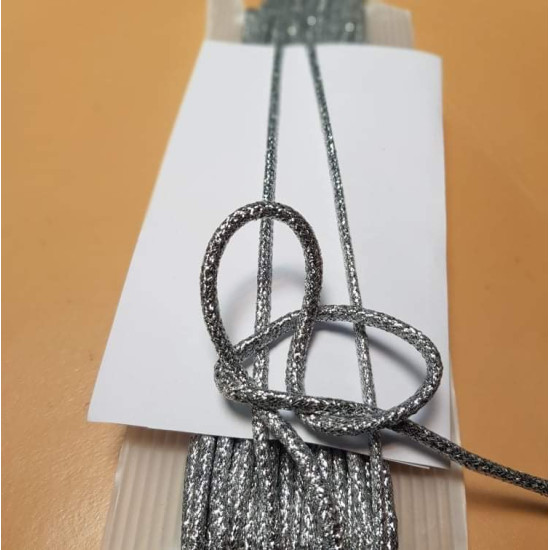 Ezüst zsinór 4mm vastagságban