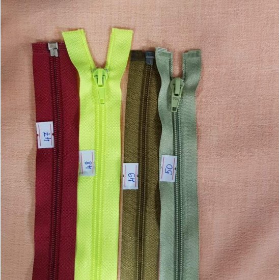  Bontható spirál cipzár 55cm