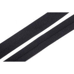 Pamut ferdepánt - 2cm - fekete