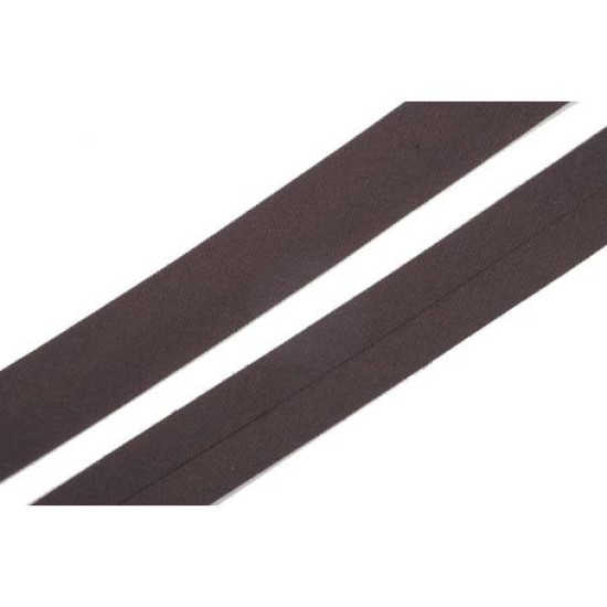 Pamut ferdepánt - 2cm - sötétbarna