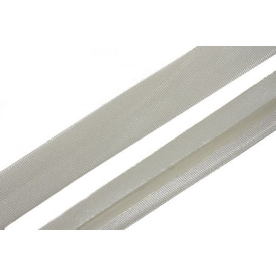 Szatén ferdepánt - 2cm - törtfehér
