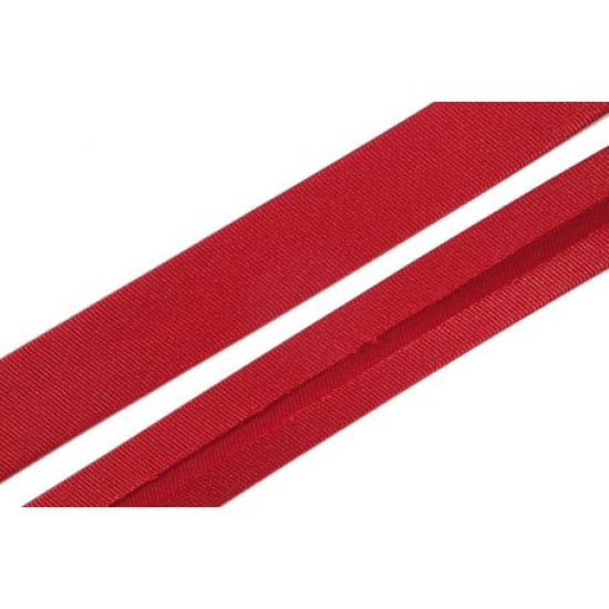 Szatén ferdepánt - 2cm - piros