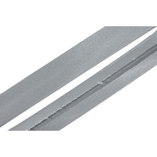 Szatén ferdepánt - 2cm - világos szürke
