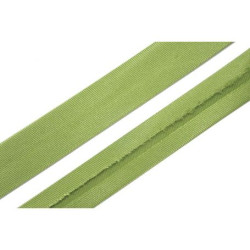 Szatén ferdepánt - 2cm - fűzöld