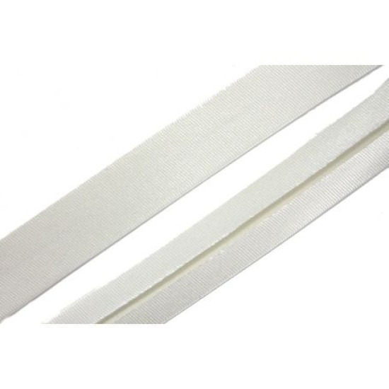 Szatén ferdepánt - 2cm - törtfehér