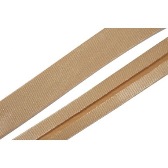Szatén ferdepánt - 2cm - világosarany