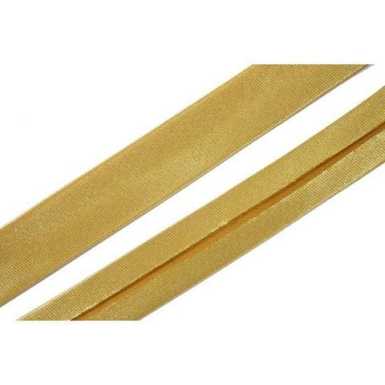 Szatén ferdepánt - 2cm - sárgászöld