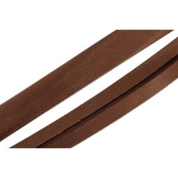 Szatén ferdepánt - 2cm - világosbarna