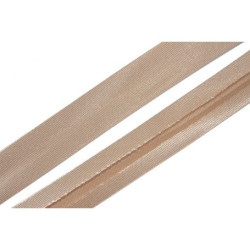Szatén ferdepánt - 2cm - krém színű