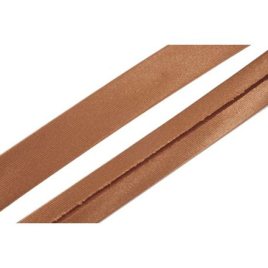 Szatén ferdepánt - 2cm - rézvörös