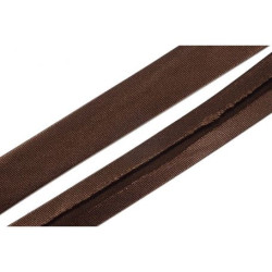 Szatén ferdepánt - 2cm - barna