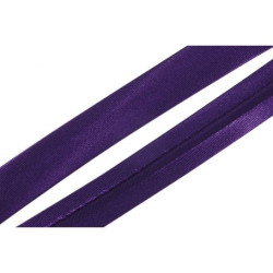 Szatén ferdepánt - 2cm - sötétlila