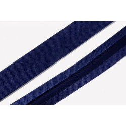 Szatén ferdepánt - 2cm - sötétkék