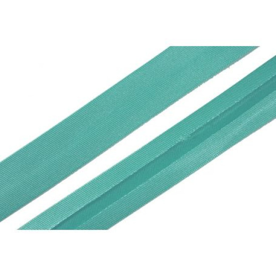 Szatén ferdepánt - 2cm - türkizkék