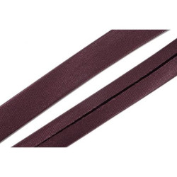Szatén ferdepánt - 2cm - lilás barna