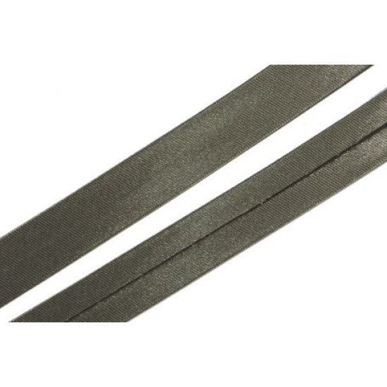 Szatén ferdepánt - 2cm - középszürke