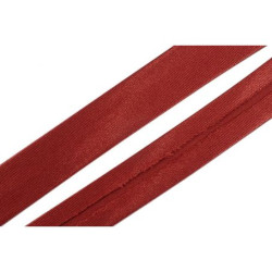 Szatén ferdepánt - 2cm - barnás bordó