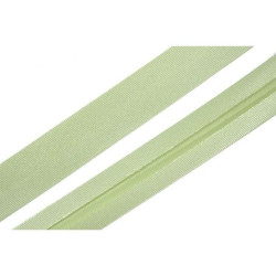 Szatén ferdepánt - 2cm - halvány zöld