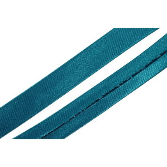 Szatén ferdepánt - 2cm - acél kék