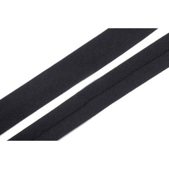 Pamut ferdepánt - 3cm - fekete