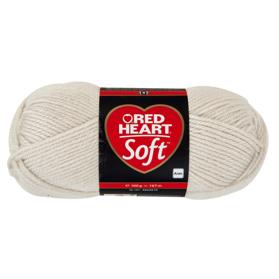 Ekrü Red Heart Soft kötőfonal