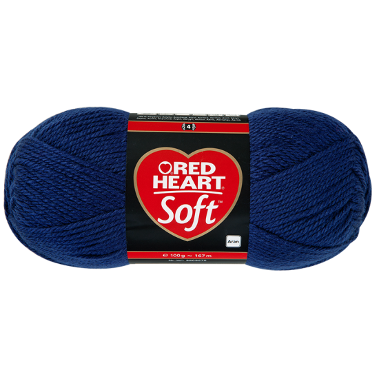 Tengerkék színű Red Heart Soft kötőfonal