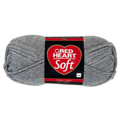 Szürke színű Red Heart Soft kötőfonal