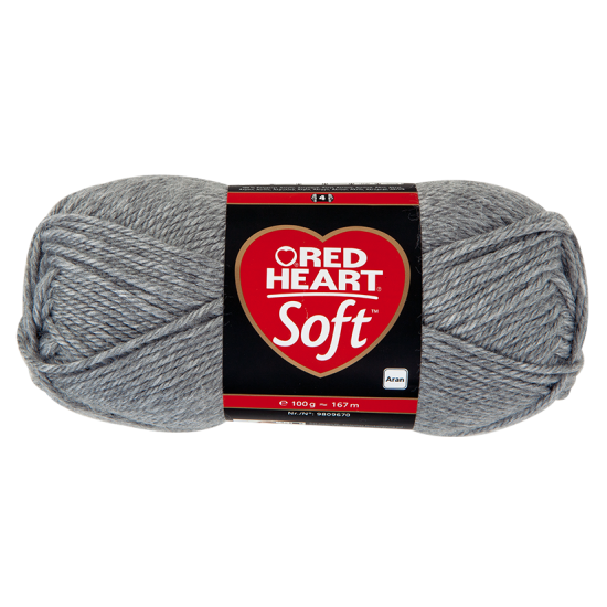 Szürke színű Red Heart Soft kötőfonal