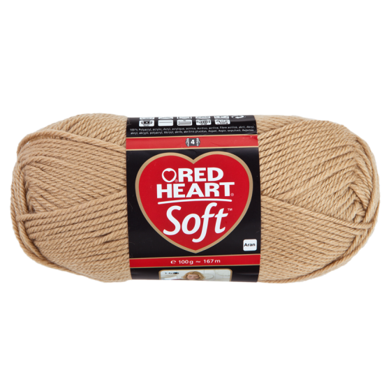 Drapp színű Red Heart Soft kötőfonal