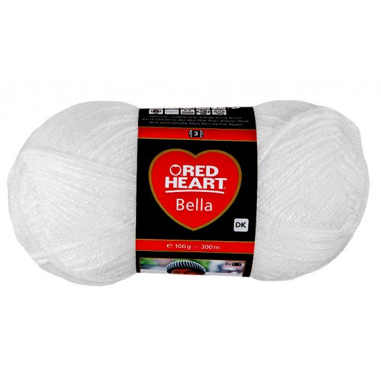 Red Heart Bella white