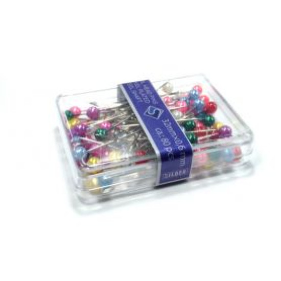 Színes Nikkelezett acél gombostű 32x0.6mm 